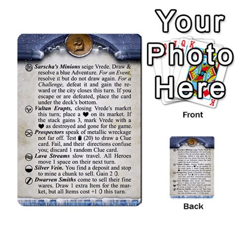 Cities Of Adventure: Reference Cards By Fantastic Diversions / Ofgi Front 17
