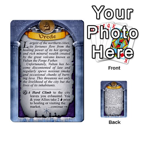 Cities Of Adventure: Reference Cards By Fantastic Diversions / Ofgi Back 17