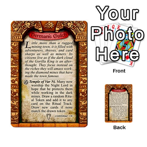 Cities Of Adventure: Reference Cards By Fantastic Diversions / Ofgi Back 28