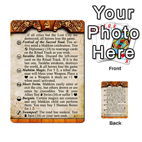 Cities Of Adventure: Reference Cards By Fantastic Diversions / Ofgi Front 30