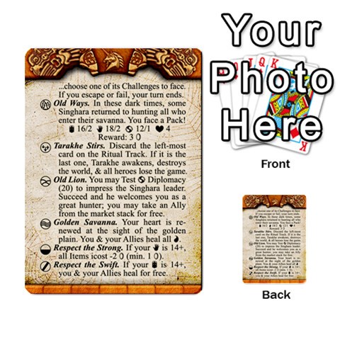 Cities Of Adventure: Reference Cards By Fantastic Diversions / Ofgi Front 31