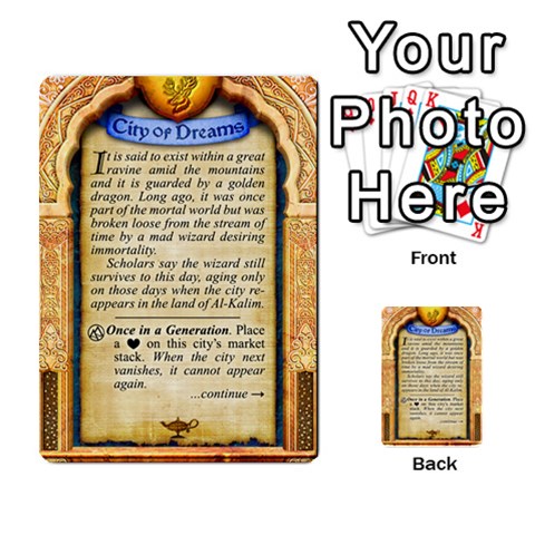 Cities Of Adventure: Reference Cards By Fantastic Diversions / Ofgi Back 40
