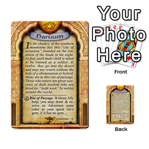 Cities Of Adventure: Reference Cards By Fantastic Diversions / Ofgi Back 43