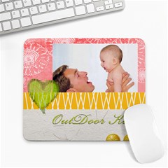 girl - Large Mousepad