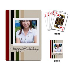 happy birthday - Playing Cards Single Design (Rectangle) happy birthday - Playing Cards Single Design (Rectangle)