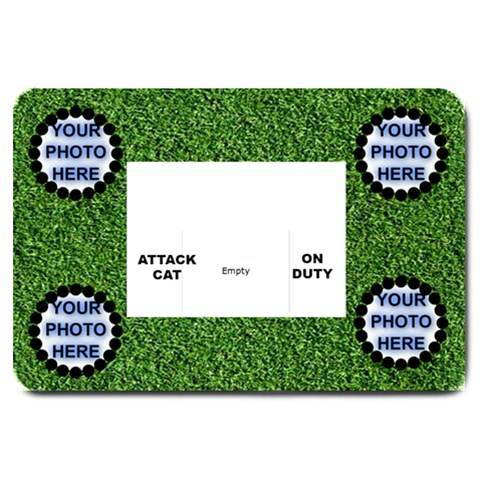 Attack Cat Large Door Mat By Joy Johns 30 x20  Door Mat