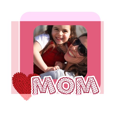 Mothers Day By Mom 14  x 11  x 1.5  Stretched Canvas