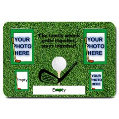 Golfer s Large Door Mat