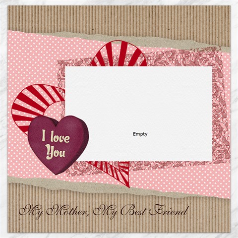 Love By Jo Jo 11.4 x11.56  Canvas - 1