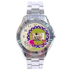 fathers day - Stainless Steel Analogue Watch