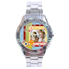 fathers day - Stainless Steel Analogue Watch