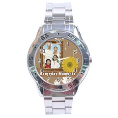 fathers day - Stainless Steel Analogue Watch