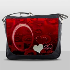 I Heart You Red Messenger Bag I Heart You Red Messenger Bag