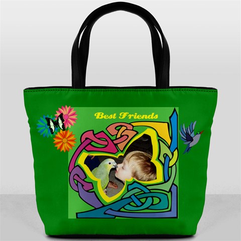 Best Friends Bucket Bag By Joy Johns Front