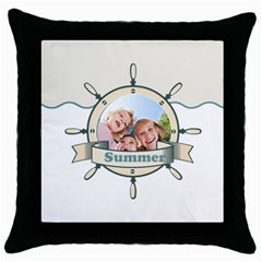 summer (5 styles) - Throw Pillow Case (Black) summer (5 styles) - Throw Pillow Case (Black)