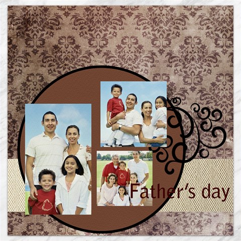 Father By Dad 11.4 x11.56  Canvas - 1