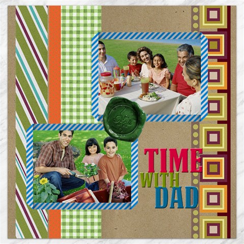 Father By Dad 15.2 x15.41  Canvas - 1