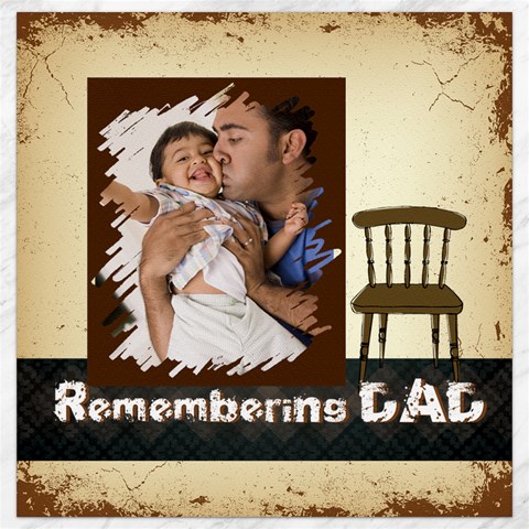 Father By Dad 15.2 x15.41  Canvas - 1
