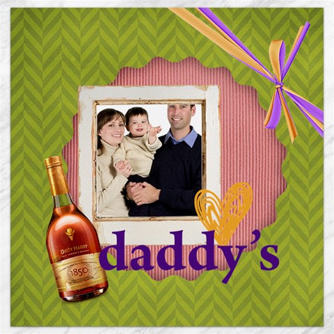 Father By Dad 15.2 x15.41  Canvas - 1