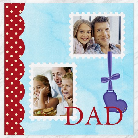Father By Dad 11.4 x11.56  Canvas - 1