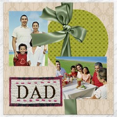 father - Canvas 12  x 12 