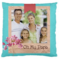 father - Large Cushion Case (Two Sides) father - Large Cushion Case (Two Sides)