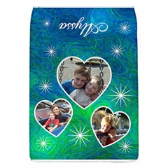Blue Swirls - Removable Flap Cover
