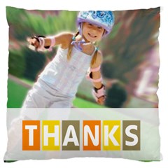 thank - Large Cushion Case (Two Sides) thank - Large Cushion Case (Two Sides)
