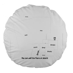 18 Premium Round Cushion : Love - Large 18 Premium Round Cushion 18 Premium Round Cushion : Love - Large 18 Premium Round Cushion