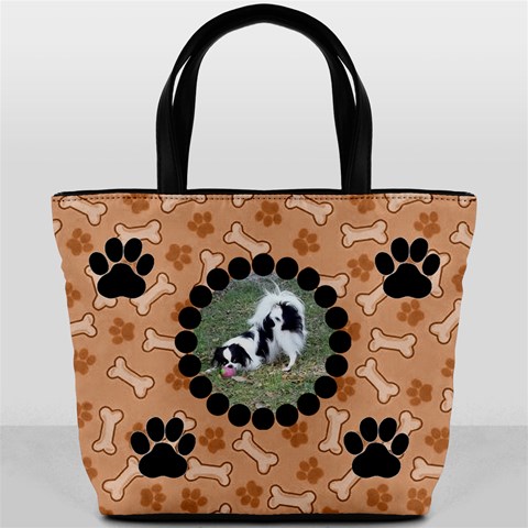 Doggie Bucket Bag By Joy Johns Back