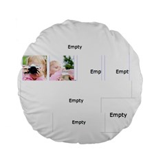 flower kids - Standard 15 Premium Round Cushion flower kids - Standard 15 Premium Round Cushion