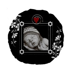 Pretty Black 15 Premium Round Cushion - Standard 15 Premium Round Cushion Pretty Black 15 Premium Round Cushion - Standard 15 Premium Round Cushion