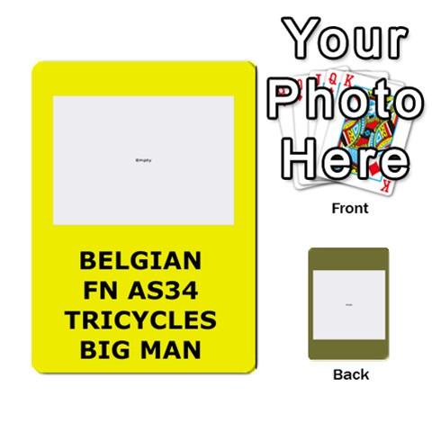 Tfl Bmaso Congo Deck Belgians, Un, And Simbas By Joe Collins Front - Heart7