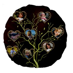 Family Tree 18  Premium Round Cushion - Large 18  Premium Round Cushion 
