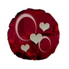 I Heart You Pink 15 Round Cushion Case - Standard 15 Premium Round Cushion I Heart You Pink 15 Round Cushion Case - Standard 15 Premium Round Cushion