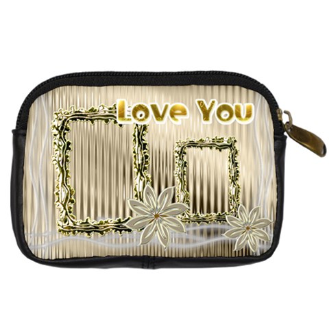 Neutral Floral Digital Camera Case By Ellan Back