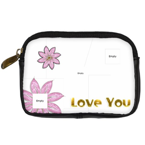 Love You Floral Digital Camera Case By Ellan Front