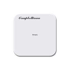 Rubber Square Coaster (4 pack)