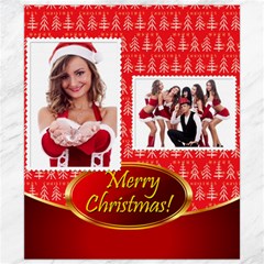 merry christmas - Canvas 8  x 10 