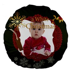 christmas - Large 18 Premium Round Cushion christmas - Large 18 Premium Round Cushion