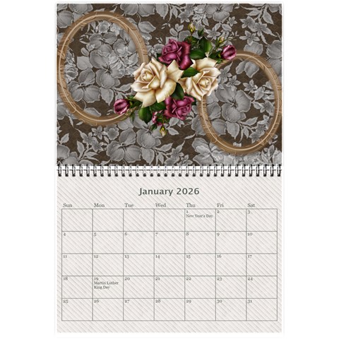 Coffee Country Wall Calendar (any Year) 2026 8 5x6 By Deborah Jan 2026