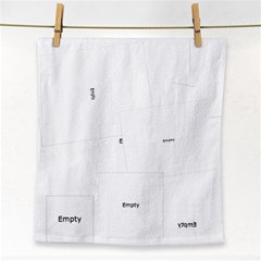 Neutral Floral Face  Towel