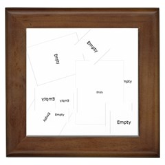 I Love You Red Heart Love Framed Tile