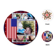 usa - Playing Cards Single Design (Round) usa - Playing Cards Single Design (Round)