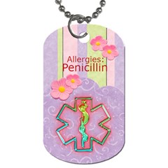 suger flwrs medical alert tag - Dog Tag (Two Sides) suger flwrs medical alert tag - Dog Tag (Two Sides)