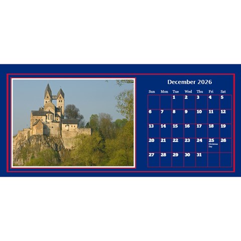 A Little Perfect Desktop Calendar 11x5 By Deborah Dec 2026
