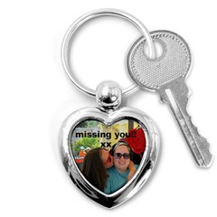 mami keychain - Key Chain (Heart)
