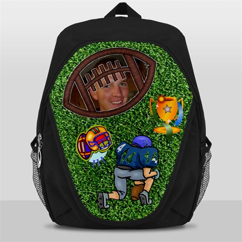 Football Backpack By Joy Johns Front