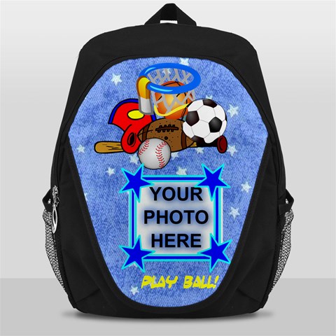 Play Ball Backpack #2 By Joy Johns Front