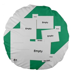 18 Premium Round Cushion : Pinwheels - Large 18 Premium Round Cushion 18 Premium Round Cushion : Pinwheels - Large 18 Premium Round Cushion